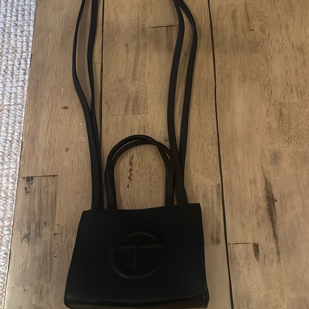 Telfar small shopping bag-black